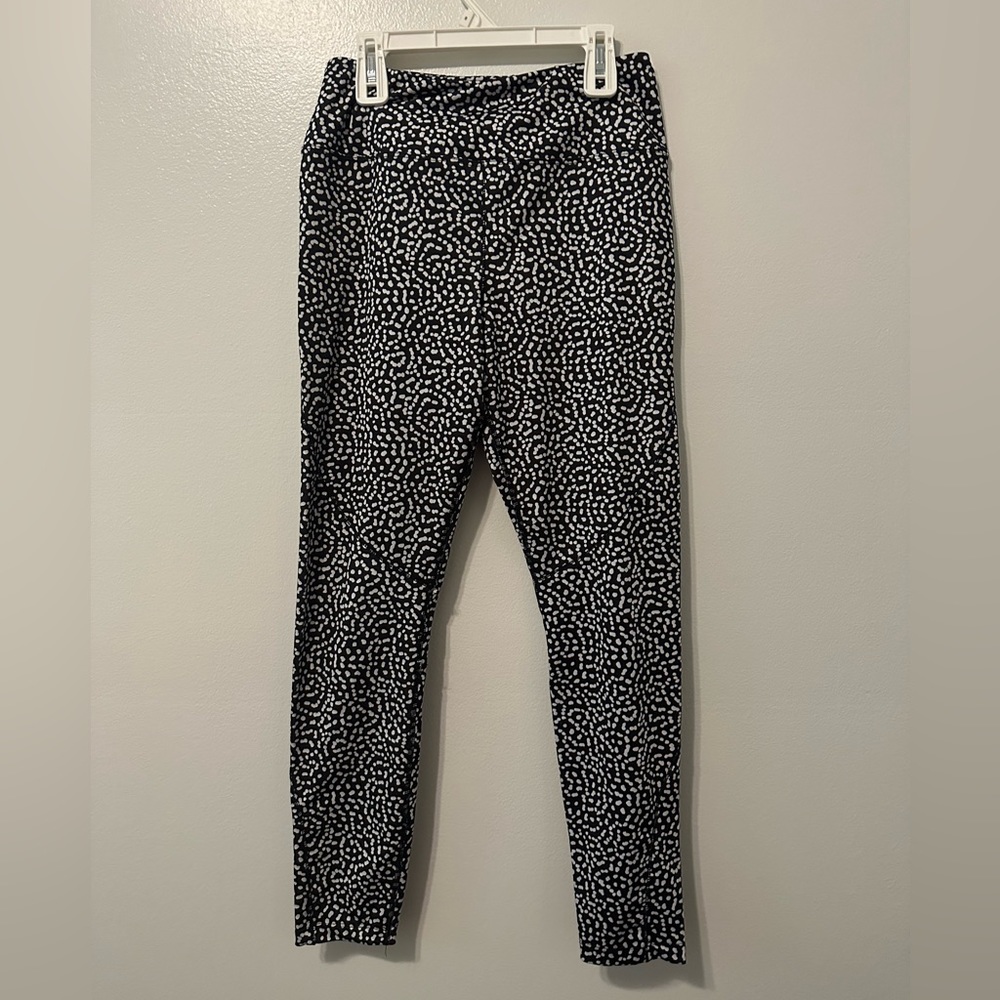 BLACK POLKA DOT Leggings - SIZE MEDIUM